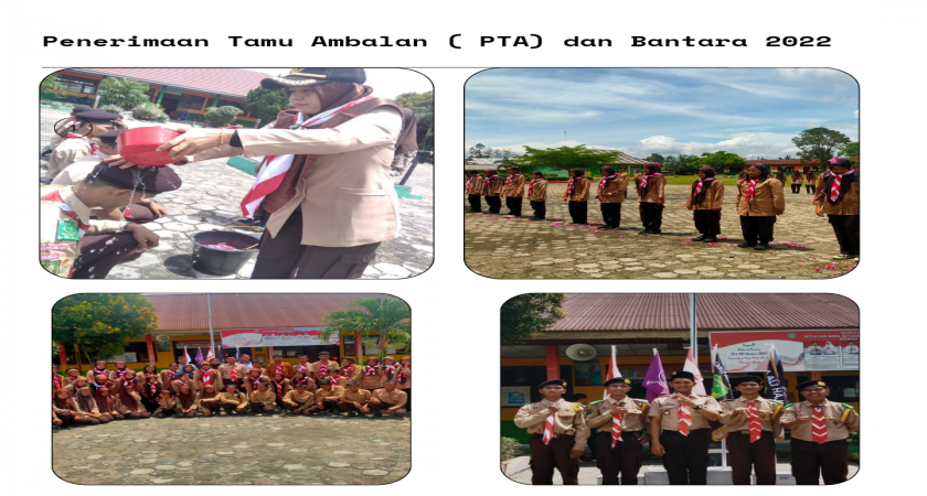 Penerimaan Tamu Ambalan dan Pelantikan Bantara Tahun 2022