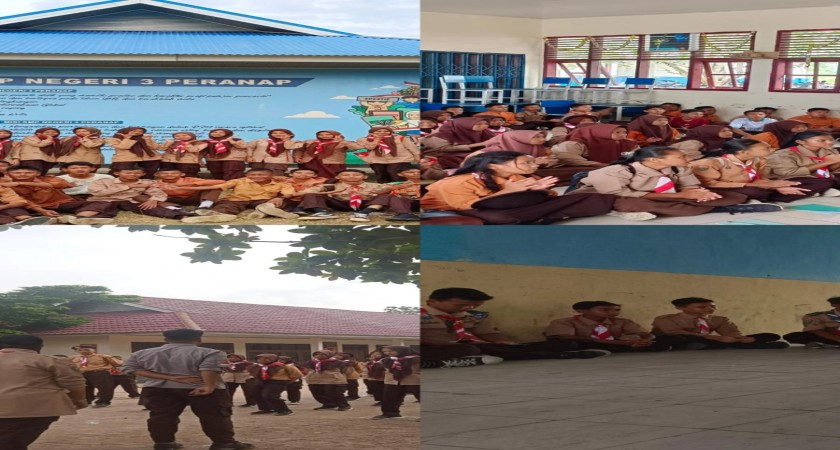 Kegiatan Kunjungan ketingkat Penggalang Pramuka SMAN 1 Peranap